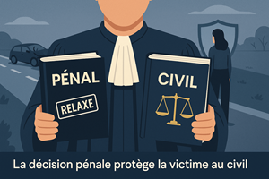 Autorité de la chose jugée du pénal sur le civil : un principe protecteur pour la victime d’accident de la route