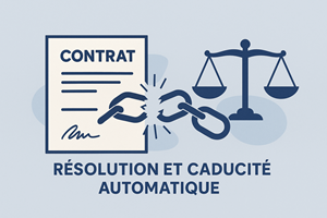 Résolution par notification et caducité automatique : la Cour de cassation tranche une articulation redoutable